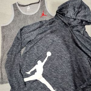 Jordan Youth L/XL 2 piece Shirt Bundle